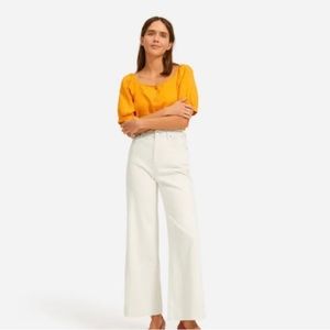 Everlane white pants